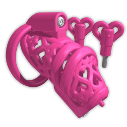 pink chastity cage