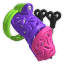 multi-color chastity cage